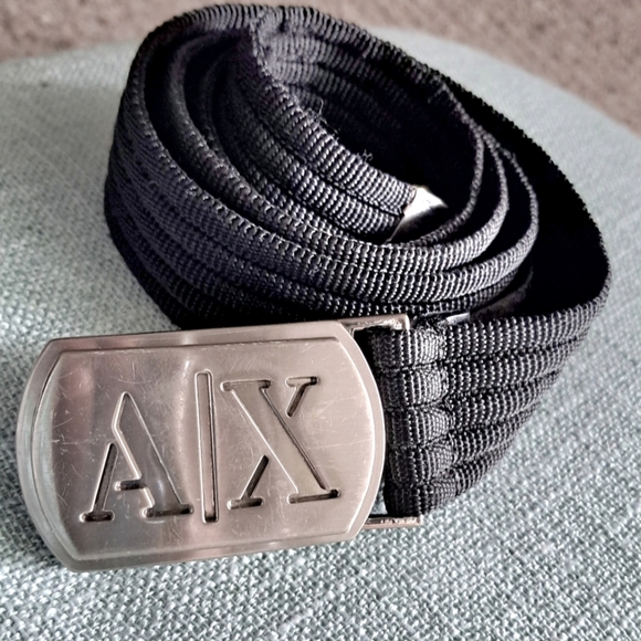 Armani Exchange Belt Black And Silver - Picture 1 of 8